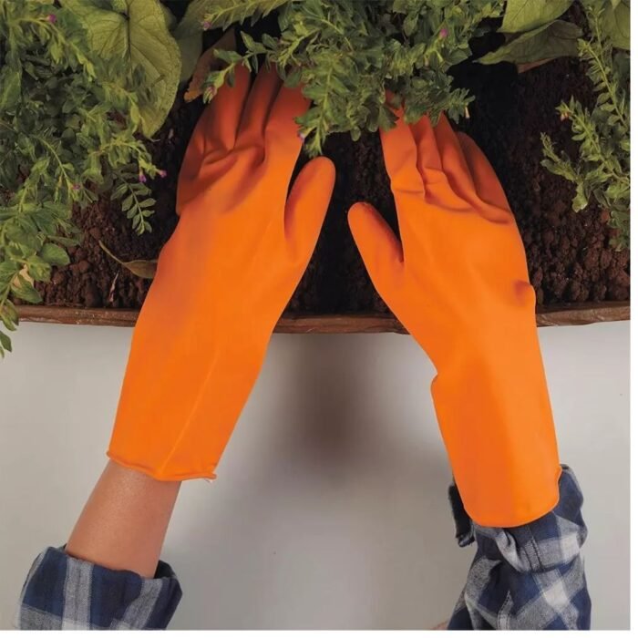 16 Inch Chemical Resistant Rubber Safety Gloves