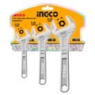 HADWK031 3 Piece Adjustable Wrench Set