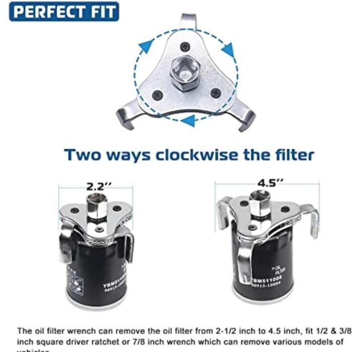GSK CUT 3 Jaw Adjustable Oil Filter Wrench 63-100mm GSK CUT 3 Jaw Adjustable Oil Filter Wrench 63-100mm