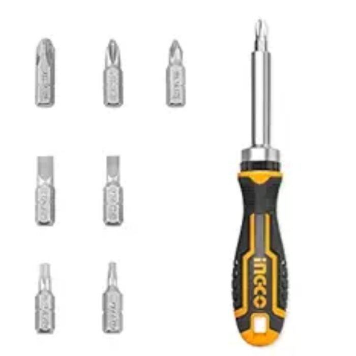 AKISD0808 8 Pc Ratchet Screwdriver Set