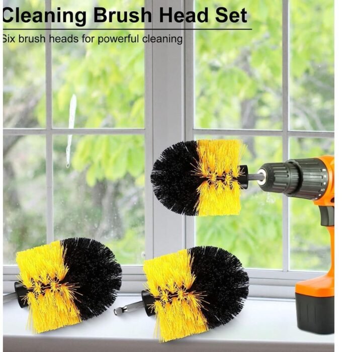GSK CUT 4 Inch Half Round Nylon Drill Brush Attachment