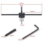 GSK CUT Adjustable Circle Cutter 30-300mm Hole Cutter Kit
