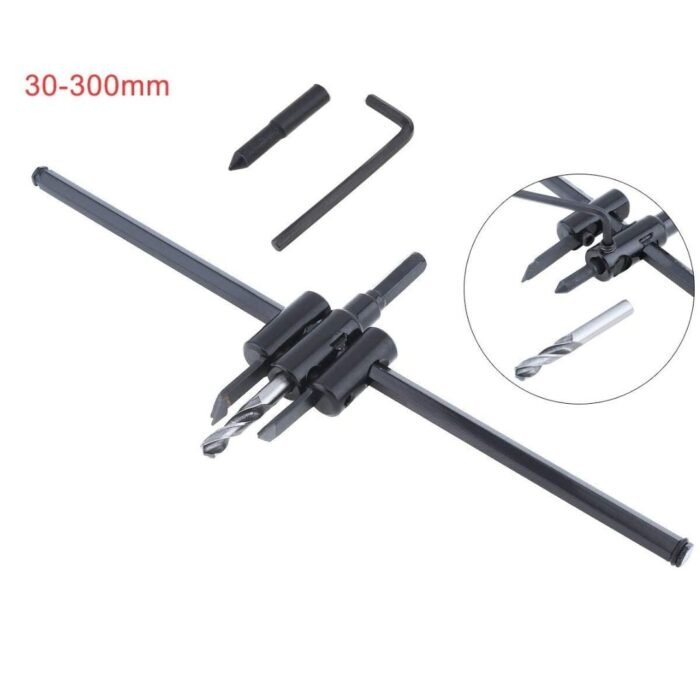 GSK CUT Adjustable Circle Cutter 30-300mm Hole Cutter Kit