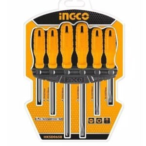 HKSV0658 6 Piece Screwdriver Set with Ergonomic Handles