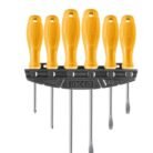 HKSV0658 6 Piece Screwdriver Set with Ergonomic Handles