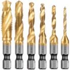 GSK CUT HSS 4241 Combination Drill and Tap Bit Set 6pcs