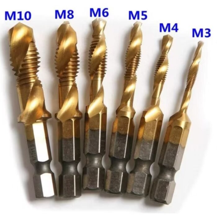 GSK CUT HSS 4241 Combination Drill and Tap Bit Set 6pcs