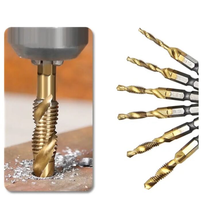 GSK CUT HSS 4241 Combination Drill and Tap Bit Set 6pcs