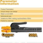 WAH5008 500A Welding Electrode Holder