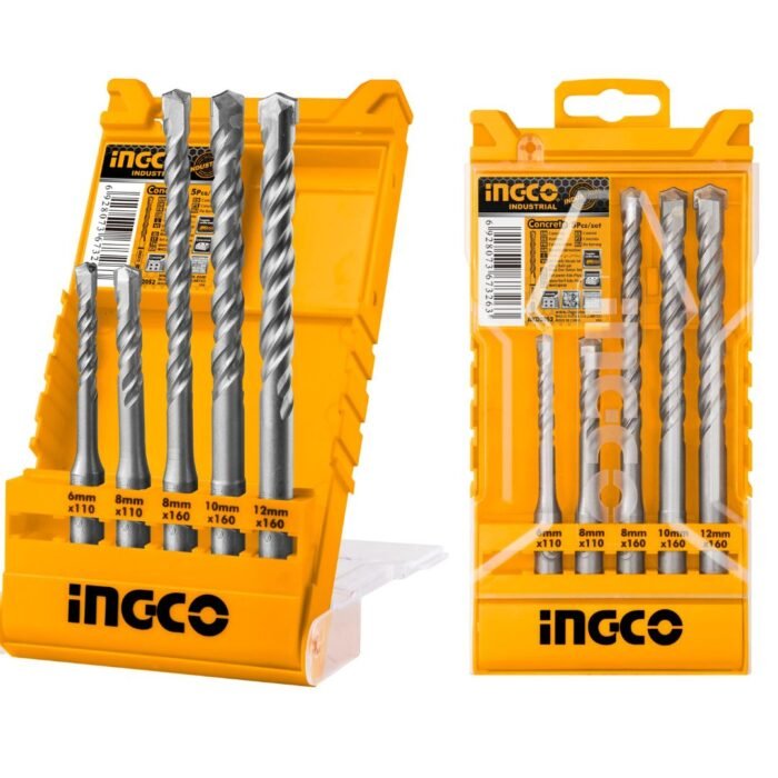 AKD2052 5 Piece SDS Plus Hammer Drill Bit Set