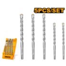 AKD2052 5 Piece SDS Plus Hammer Drill Bit Set