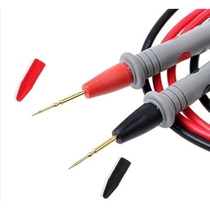 GSK CUT Professional Multimeter Test Leads with Gold Plated Probe Tips GSK CUT Professional Multimeter Test Leads with Gold Plated Probe Tips