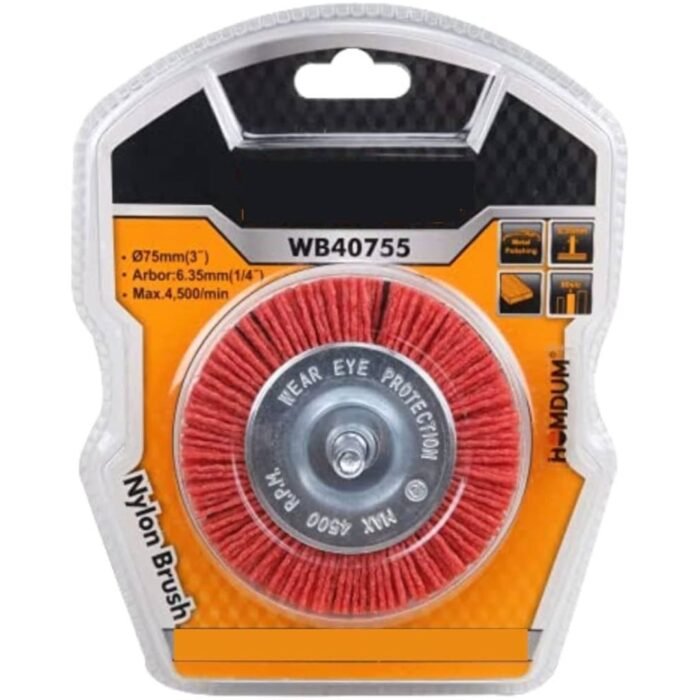 WB40755 75mm Nylon Fiber Circular Brush