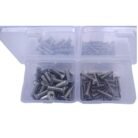 GSK CUT 100 Pcs Stainless Steel CSK Bolt Assortment Kit M3 M4 M5 M6