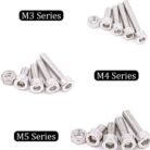 GSK CUT 280 Pcs Stainless Steel Allen Bolt and Nut Assortment Kit