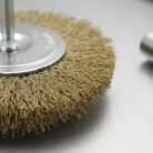 2 Inch 50mm Brass Wire Wheel Brush with 1/4 Inch Shank
