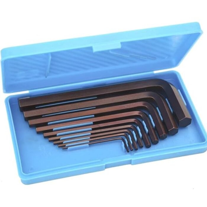 9 Piece Metric Allen Key Hex Wrench Set 1.5mm to 10mm 9 Piece Metric Allen Key Hex Wrench Set 1.5mm to 10mm