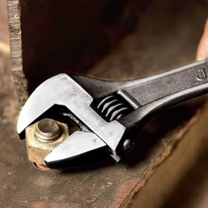 De Neers 10 Inch Chrome Vanadium Adjustable Wrench Spanner