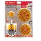 MAF PRO 4 Piece Drill Cleaning Brush Set with 1/4 Inch Hex Shank