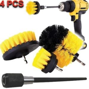 MAF PRO 4 Piece Drill Cleaning Brush Set with 1/4 Inch Hex Shank