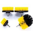 MAF PRO 4 Piece Drill Cleaning Brush Set with 1/4 Inch Hex Shank