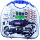 GSK CUT 350W Rotary Die Grinder Kit with 196 Accessories and Flexible Shaft