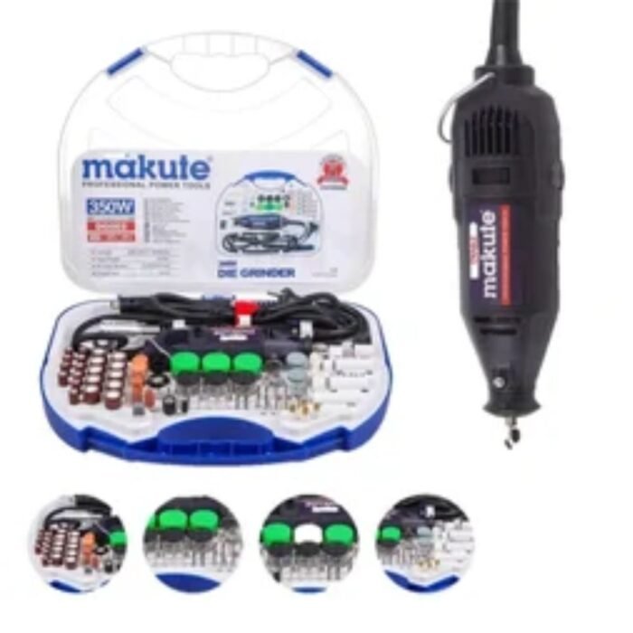 GSK CUT 350W Rotary Die Grinder Kit with 196 Accessories and Flexible Shaft
