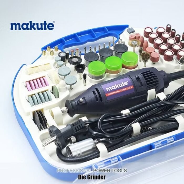 GSK CUT 350W Rotary Die Grinder Kit with 196 Accessories and Flexible Shaft