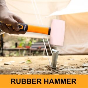 INGCO HRUH8316 450g White Rubber Mallet with Fiberglass Handle