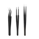 GSK CUT 3 Piece Anti-Static Stainless Steel Precision Tweezers Set