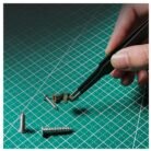 GSK CUT 3 Piece Anti-Static Stainless Steel Precision Tweezers Set