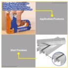WADFOW WGU2614 Heavy Duty Manual Staple Gun for Upholstery and Woodworking
