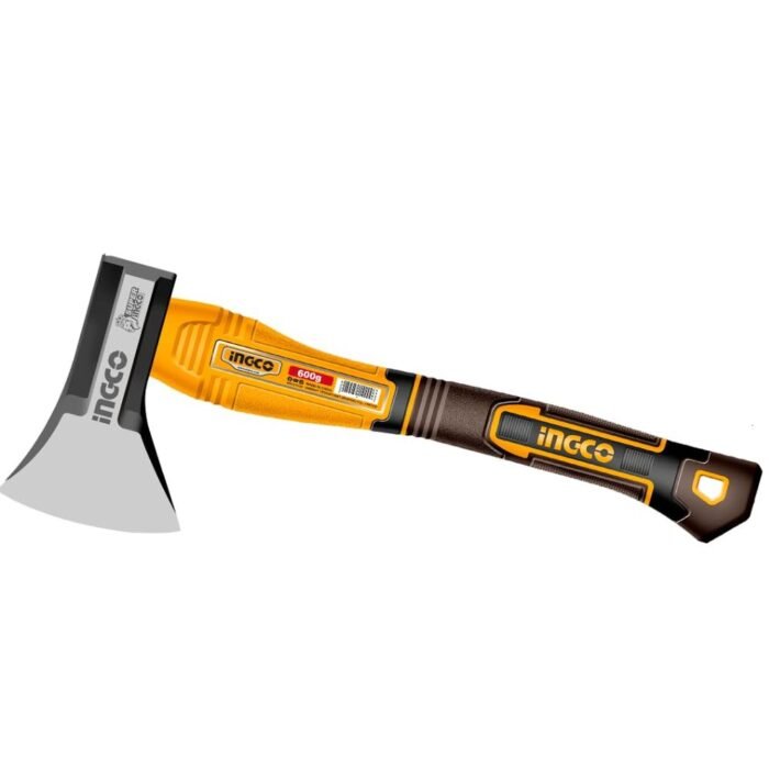INGCO HAX081600 600g Fiberglass Handle Axe with Carbon Steel Blade