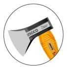 INGCO HAX081600 600g Fiberglass Handle Axe with Carbon Steel Blade