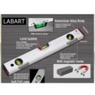 GSK CUT 12 Inch Magnetic Aluminium Spirit Level with 3 Bubble Vials