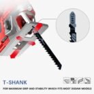 GSK CUT T144D High Carbon Steel T-Shank Jigsaw Blades Pack of 5
