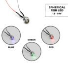 GSK CUT 22mm 230V LED Panel Indicator Lights Red Green Blue Yellow Pack of 4