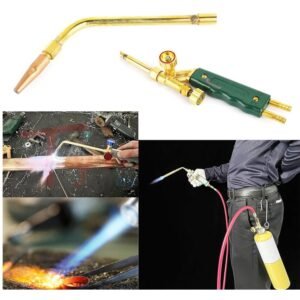 Hanbon 39106 Brass LPG Gas Blow Torch with Green Plastic Handle