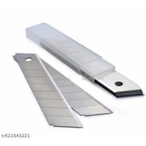 GSK CUT 18mm Stainless Steel Snap-Off Utility Knife Replacement Blades Pack of 10
