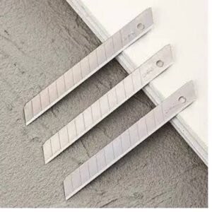 GSK CUT 18mm Stainless Steel Snap-Off Utility Knife Replacement Blades Pack of 10
