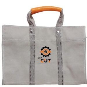 GSK CUT 16 Inch White Heavy Duty Canvas Tool Bag
