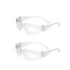 GSK CUT ES001 Ultra-Lightweight Clear Anti-Scratch Safety Goggles Pack of 2