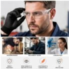 GSK CUT ES001 Ultra-Lightweight Clear Anti-Scratch Safety Goggles Pack of 2