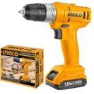 INGCO CDLI1211 12V Lithium-Ion Cordless Drill Driver with Battery and Charger