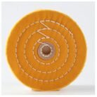 GSK CUT 6 Inch Orange Cotton Buffing Wheel for Bench Grinder with 1/2 Inch Arbor Hole