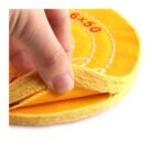 GSK CUT 6 Inch Orange Cotton Buffing Wheel for Bench Grinder with 1/2 Inch Arbor Hole