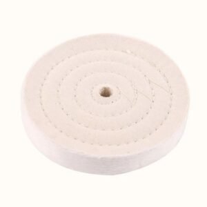 GSK CUT 8 Inch Professional Soft Cotton Buffing Wheel 50 Ply for Bench Grinder