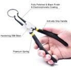GSK CUT 4 Piece 7 Inch Internal External Circlip Snap Ring Pliers Set