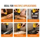 GSK CUT MPSD-10A Electric Screwdriver Drill Machine with 10mm Keyless Chuck