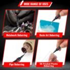 GSK CUT Type B Deburring Tool Set with Aluminum Handle and HSS Deburring Blades